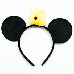 (Распродажа) Ободок с ушками, Мышка с короной