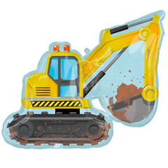 A Шар (28"/71 см) Фигура, Экскаватор, 1 шт. в уп.