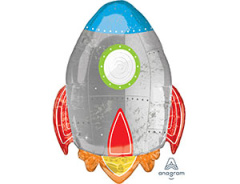A Шар (29''/74 см) Фигура, Ракета, 1 шт. в уп.